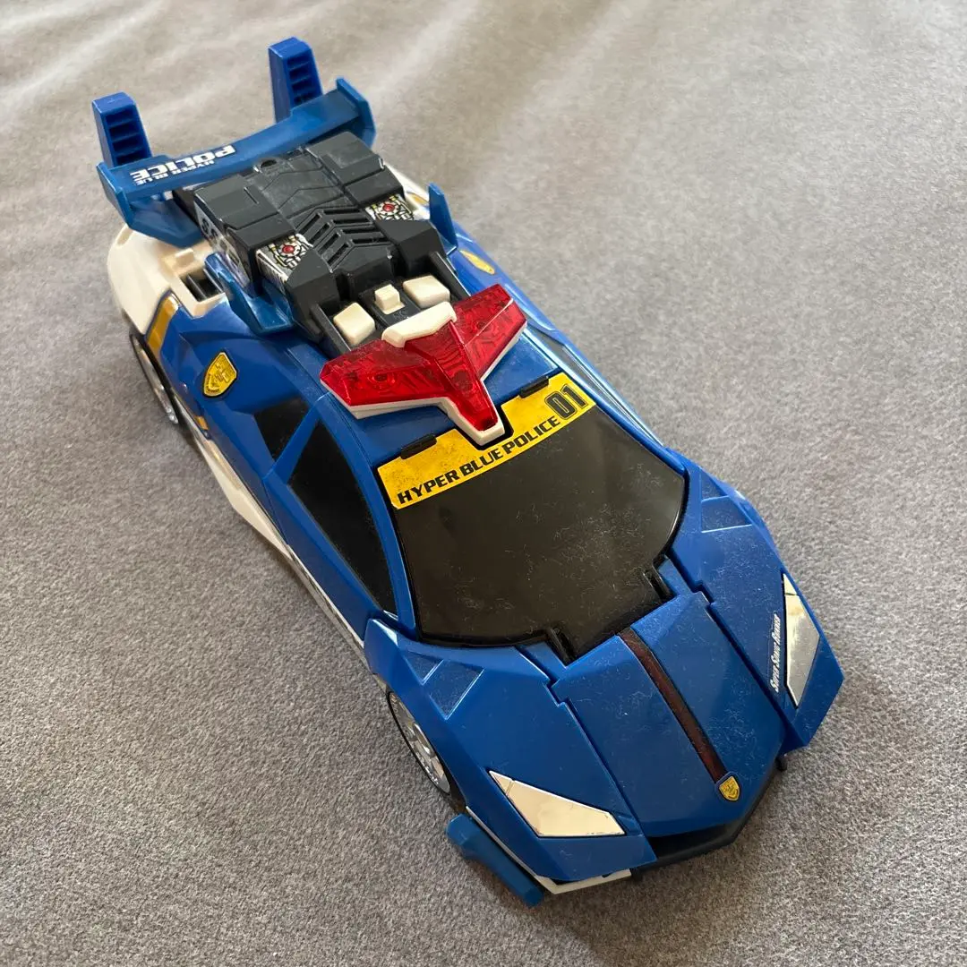 ハイパーブルーポリス　01号＆03号＆ガードナー＆キッズ16体＆ミニカー34台 ハイパーブルーポリス 01号＆03号＆ガードナー＆キッズ16体
