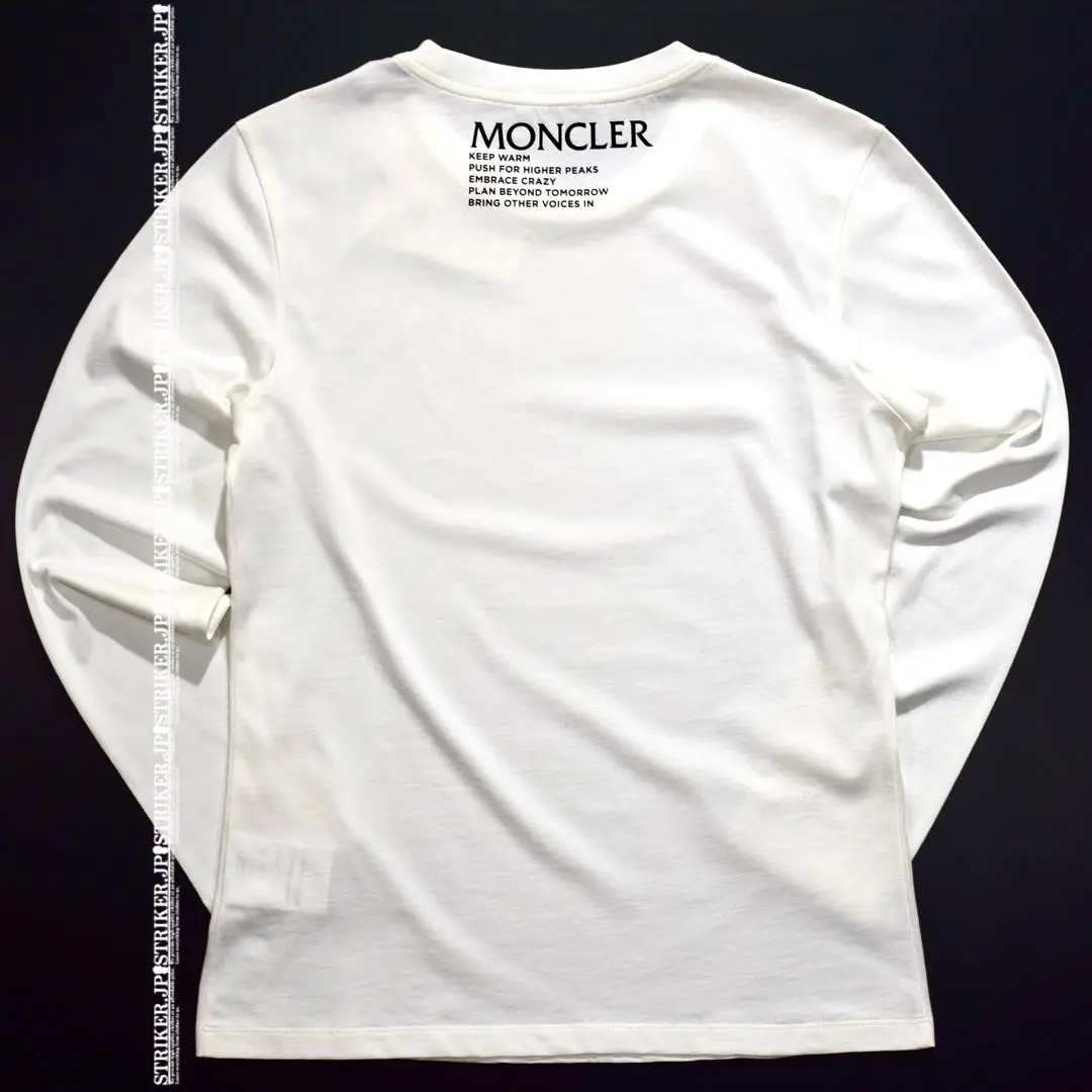 【極美品】MONCLER モンクレール 長袖 シャツ ブラウス ホワイト白42 2025年最新】MONCLER カラー：ホワイト系 長袖の人気アイテム