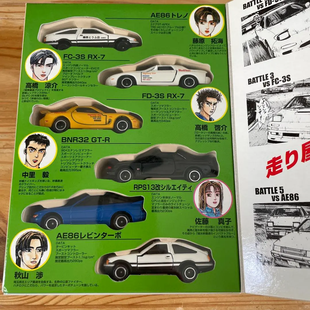 〈トミカ〉コミックトミカ 頭文字D 6台セット Vol.1 Amazon.co.jp: コミックトミカ 頭文字D VOL.1 6台セット Vol.1