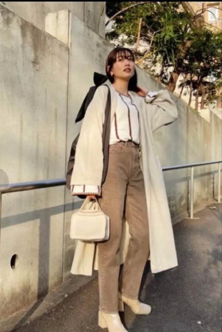 Thumbnail of New, unworn, with tags: moussy LINEN BLEND Gown, ivory, for autumn/winter