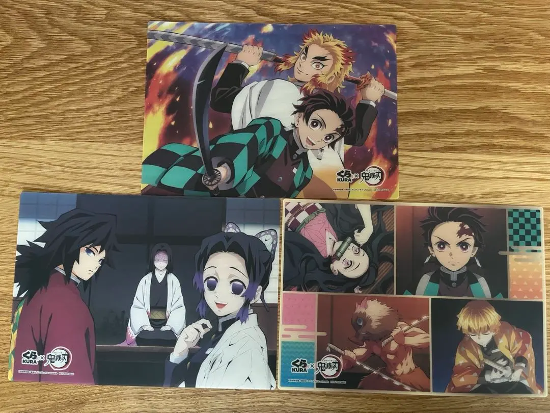 Thumbnail of Kimetsu no Yaiba (Demon Slayer) 3-piece set of B5 size writing boards