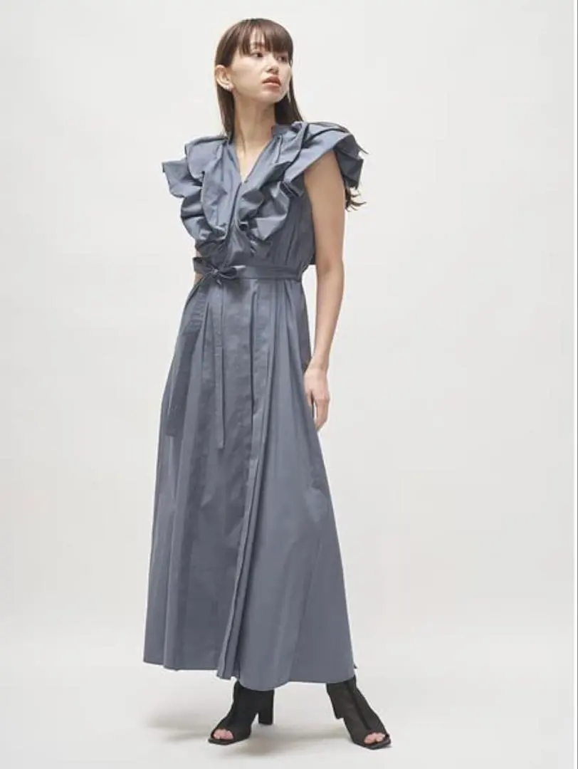 Thumbnail of New, Unused, with Tag - SNIDEL Overshoulder One-Piece Dress - Women's