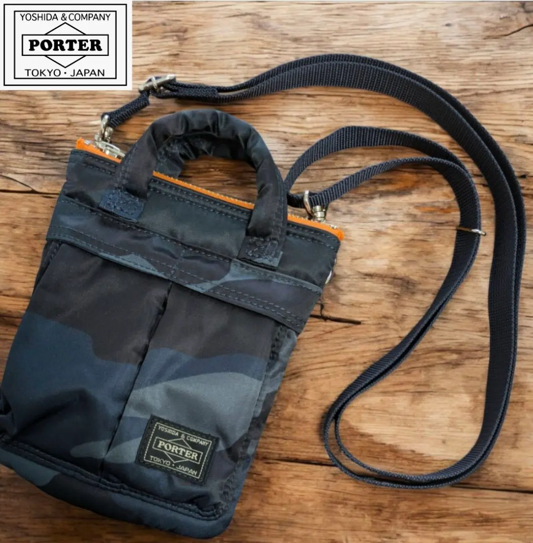 Thumbnail of ✨Rare, Extremely Beautiful Item✨ Porter Howl Woodland Camo Helmet Bag Mini
