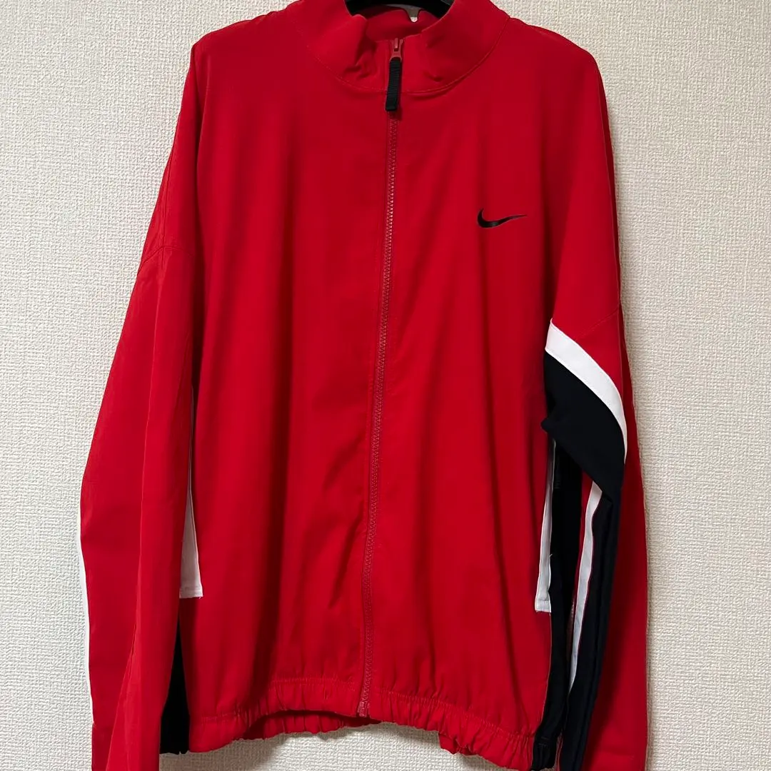 Thumbnail of Almost Unused: NIKE Nylon Jacket, Printed Logo, L, Red