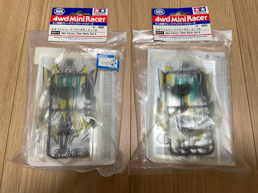 ネオファルコン クリヤーボディセットII 6セット ポリカ 2025年最新】タミヤミニ四駆ネオファルコンクリヤーボディセット