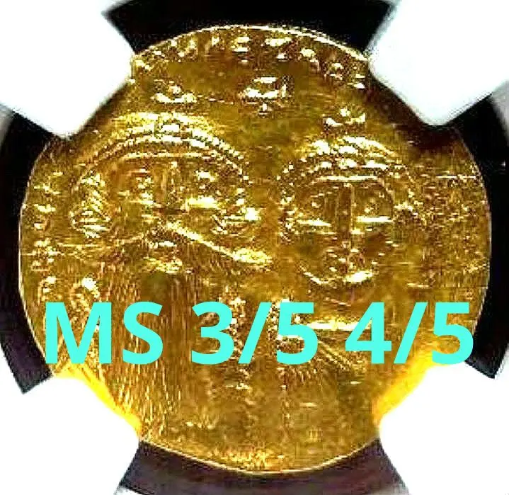 NGC ヘラクリウス コンスタンティノス ビザンチン帝国 古代コイン ビザンツ帝国 ビザンチン ヘラクリウス コンスタンティン