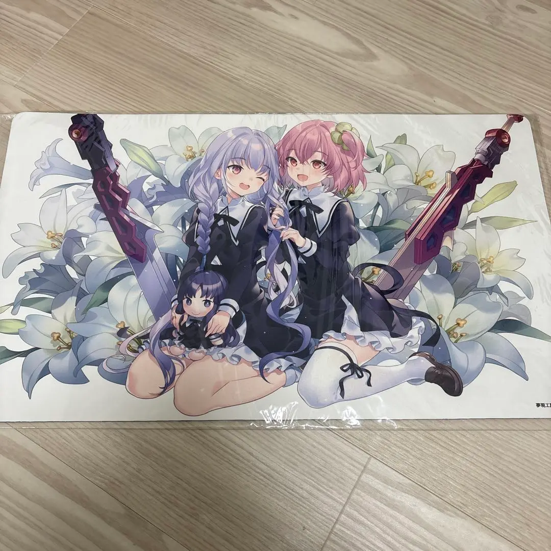 アサルトリリィ 郭神琳 王雨嘉 プレイマット スリーブセット 夢現工房 サプライ 【アサルトリリィ】プレイマット 郭神琳＆王雨嘉(RiE