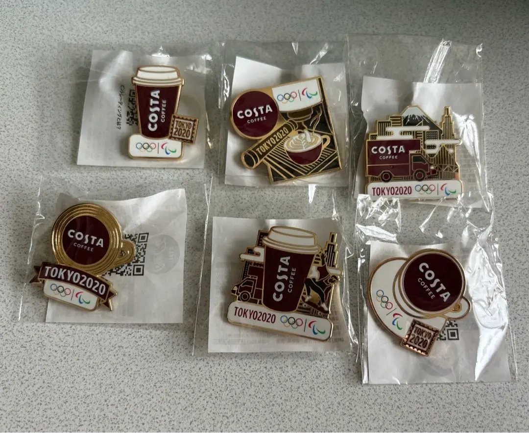 【最終値下げ】東京オリンピック COSTA Coffee ピンバッジ 6コ 2025年最新】コスタコーヒー ピンバッジの人気アイテム - メルカリ