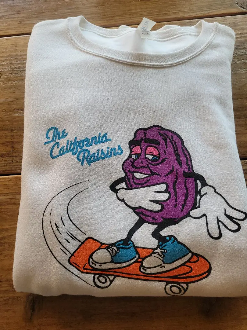 California Raisins 70s〜80s 半袖スウェット　アメリカ製 California Raisins 70s〜80s 半袖スウェット アメリカ製