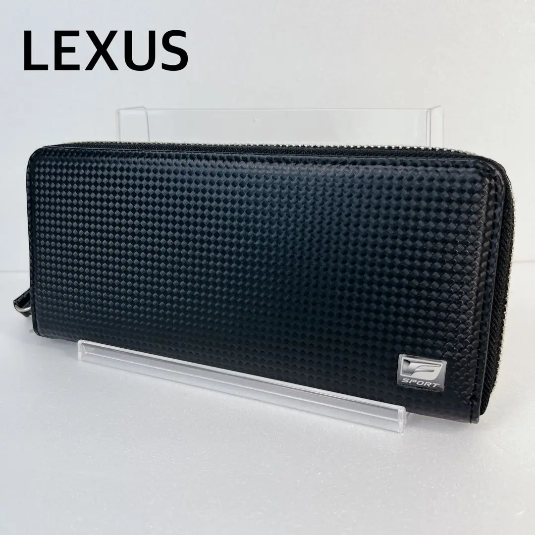 独創的 新品未使用 Lexus レクサス レザー 長財布 ブラウン 小物