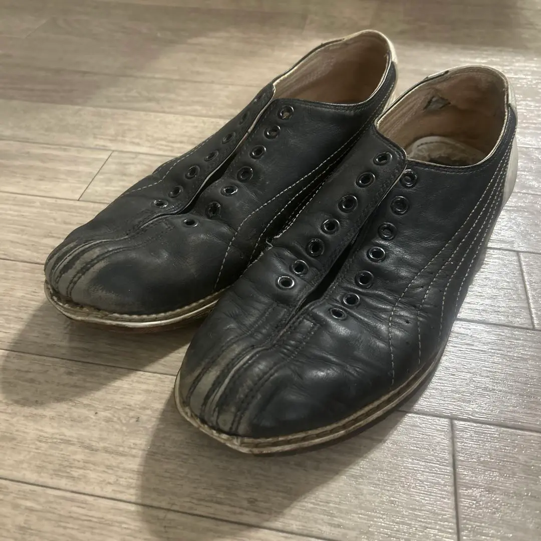 vintage HYDE 60年代頃？ ボウリングシューズ レザー 26cm相当 2025年最新】ボーリングシューズ ビンテージの人気アイテム
