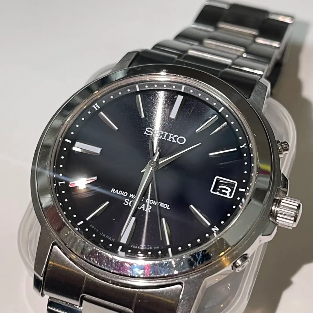 希少 極美品 SEIKO スピリット 腕時計 7B52-0AF0 電波ソーラー SEIKO - セイコー スピリット 腕時計 7B52-0AF0 ソーラー電波