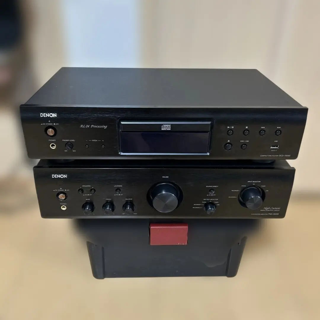 DENON DCD-755SE CDプレーヤー　PMA-390SE アンプ デノン栄光の型番「390」＆「755」シリーズが遂にリファイン