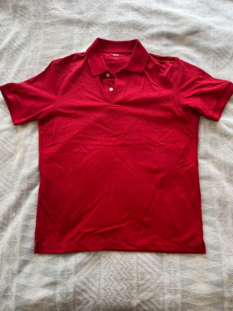 Thumbnail of Summer Sale UNIQLO M size Red Polo Shirt