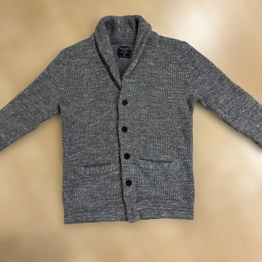 Thumbnail of ZARA Gray Cardigan Knit Sweater Size XS