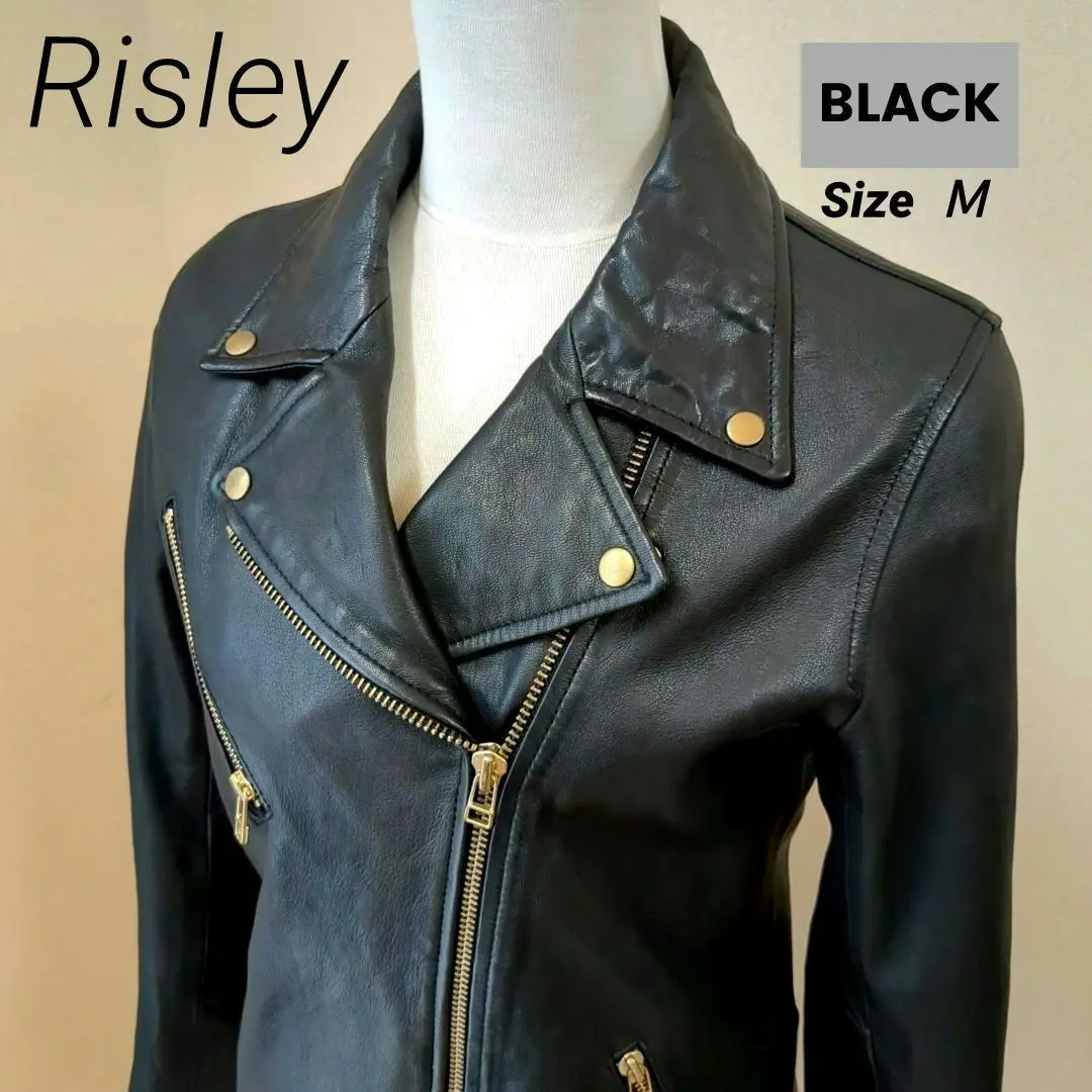 RISLEY シープスキン ライダースジャケット 38 2025年最新】Risley レザージャケット・ライダースの人気