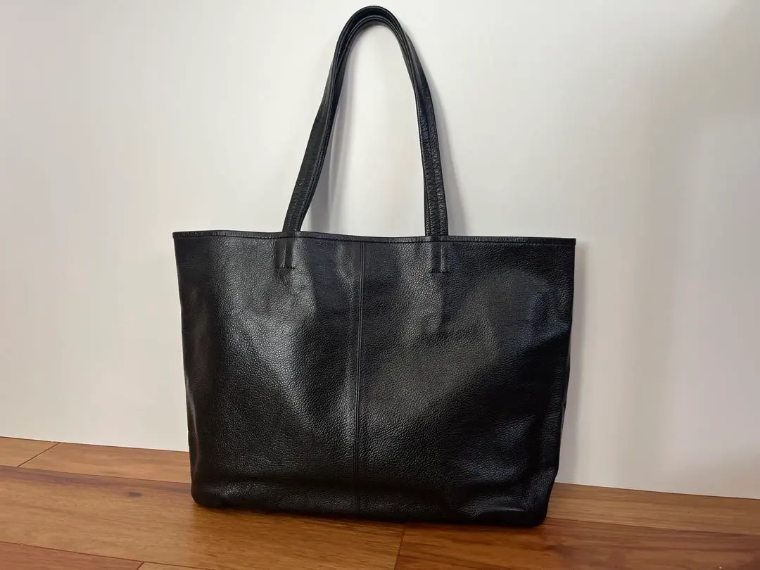 Thumbnail of ★Excellent Condition★ SHIPS Tote Bag All Leather A4 Shoulder Bag Business Black Ships