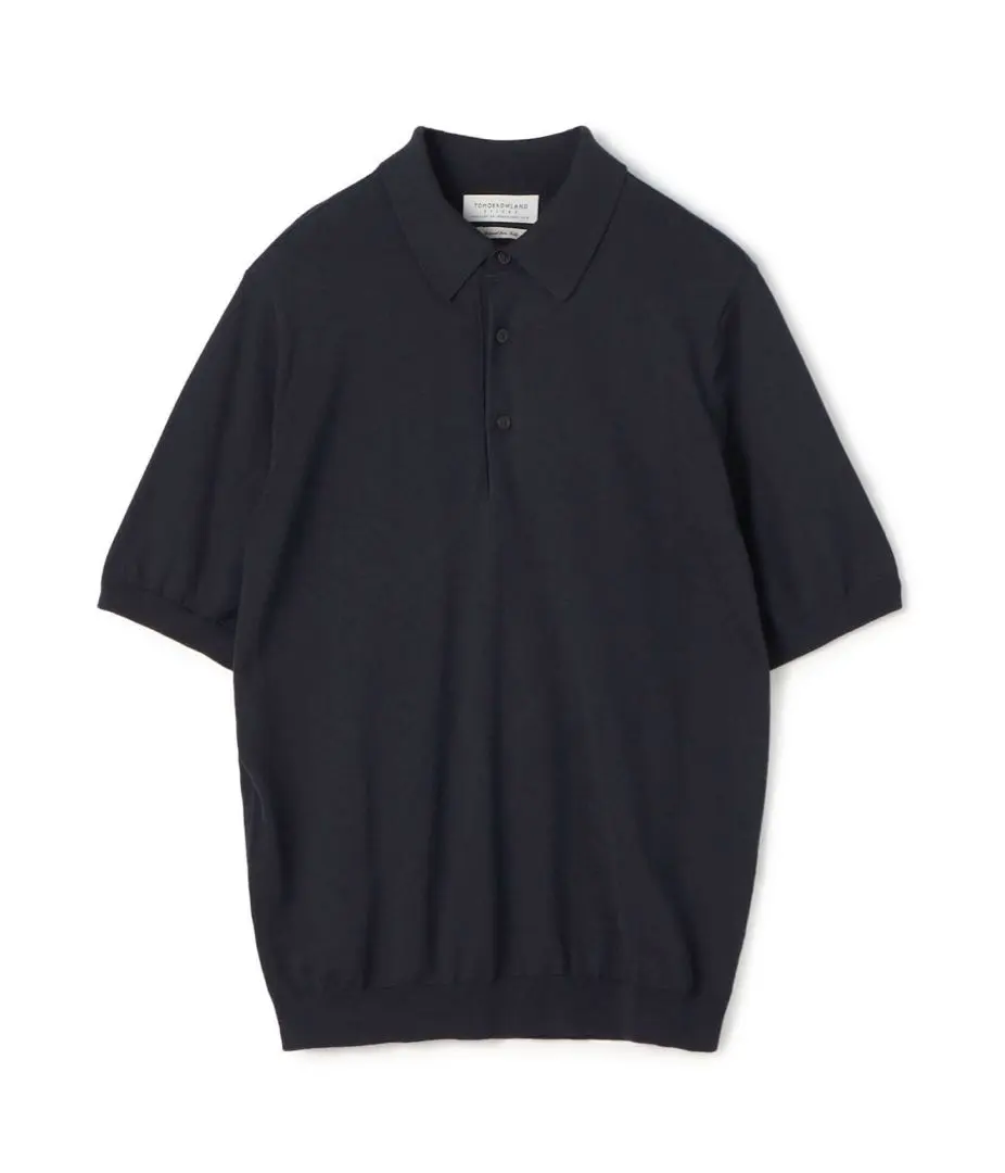 Thumbnail of Excellent condition TOMORROWLAND silk cotton knit polo shirt SESIA