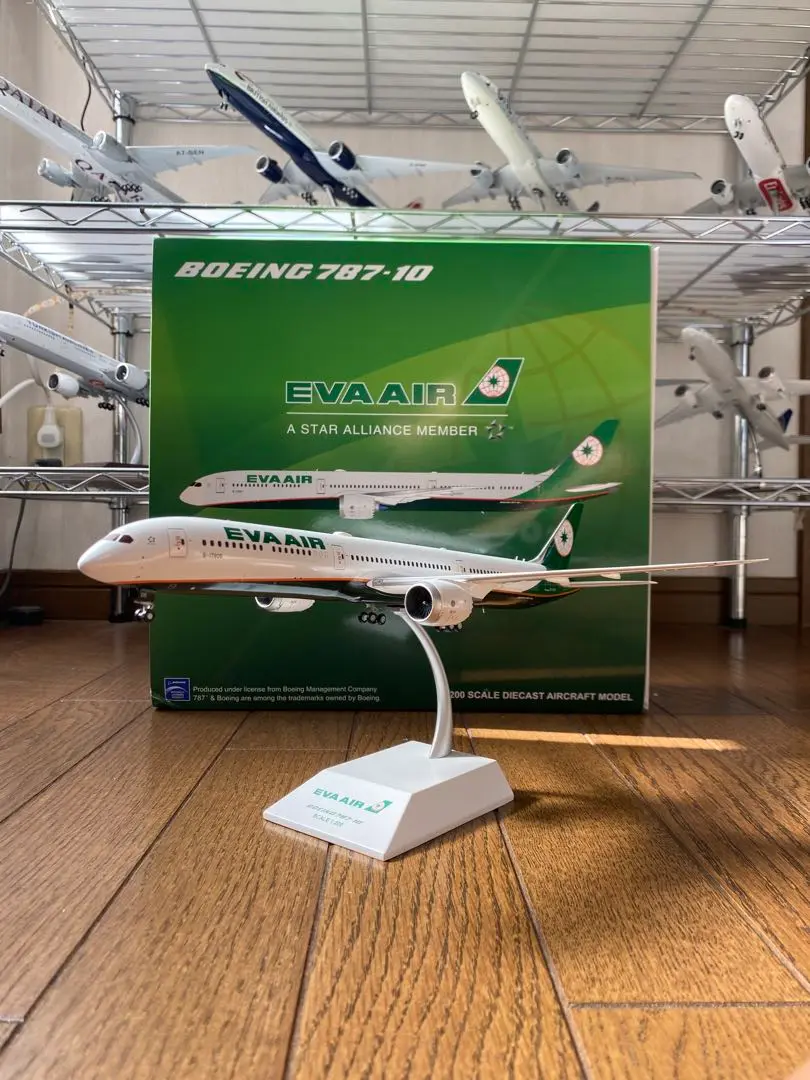 エバー航空 Boeing 787-10 ※最終値下げ EVA AIR 787-10 エバー航空 スターアライアンス ph 1:400