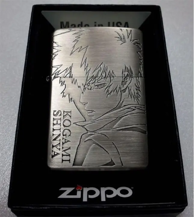 新品未使用　zippo サイコパス 公安マーク アニメ 希少モデル ジッポ⑤ 魔女の宅急便」に登場する主人公キキの相棒であるジジのメタル