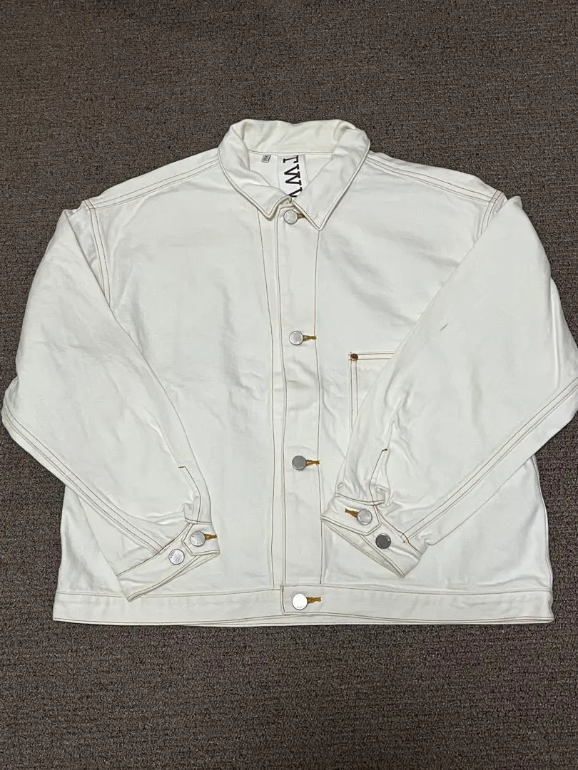 Traditional Weatherwear デニムジャケット　ホワイト 2025年最新】トラディショナルウェザーウェア Gジャン・デニム