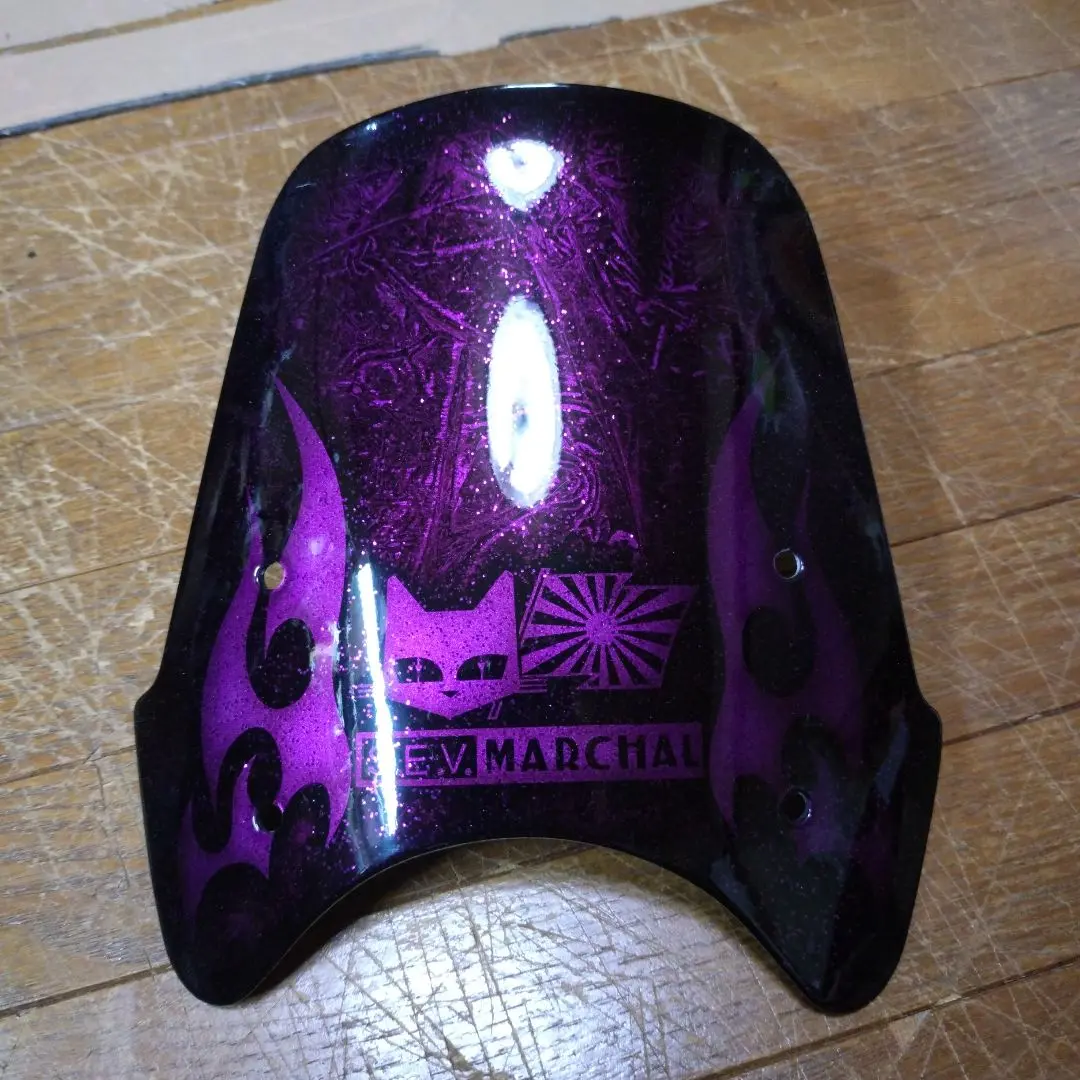 3D塗装　4リッターモンキー用　FRP製ライトバイザー　4L Monkey用 4mini ライトバイザー モンキー☆シャリー☆ダックス ラメラメ