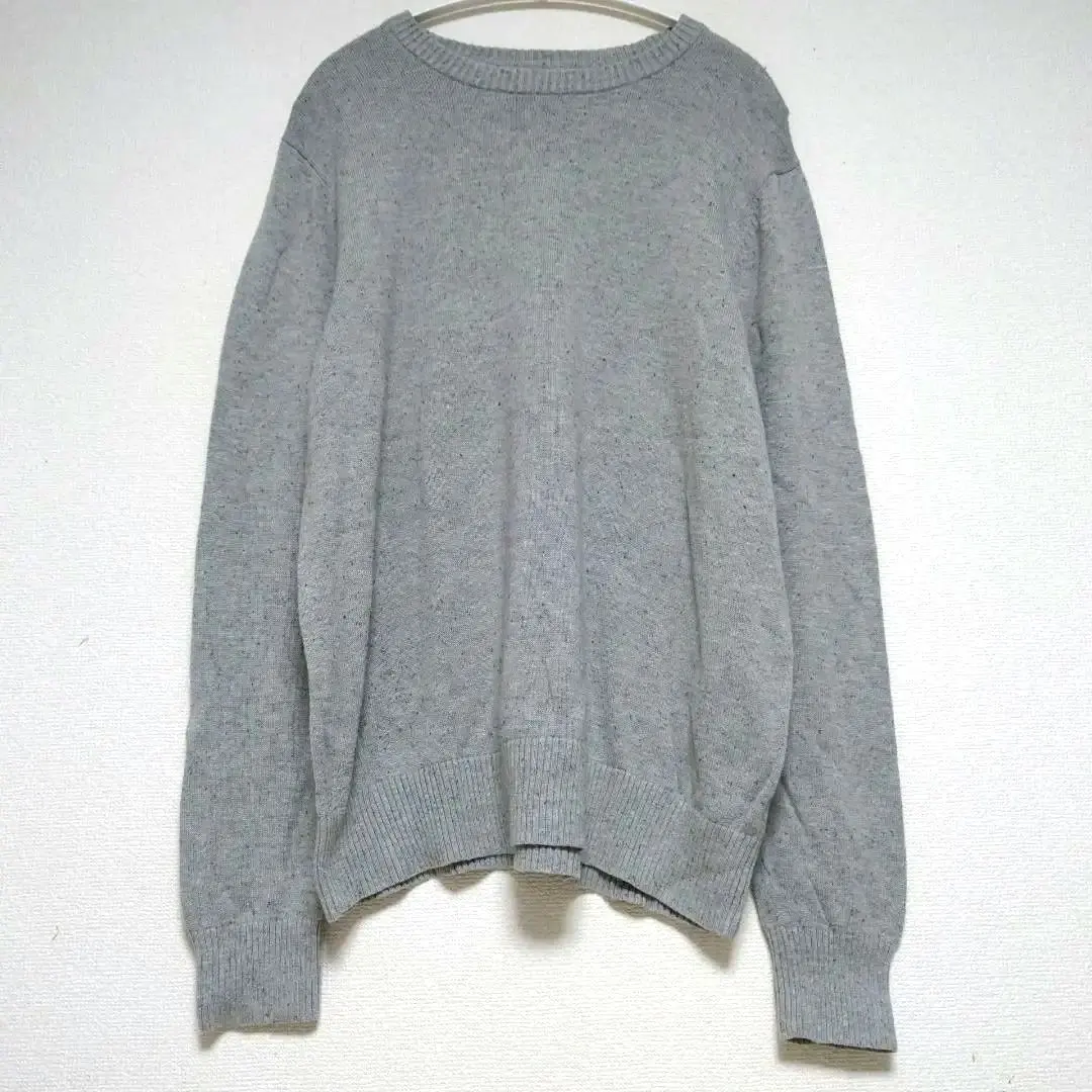 Thumbnail of MERONA Gray Long Sleeve Knit Sweater, Size L