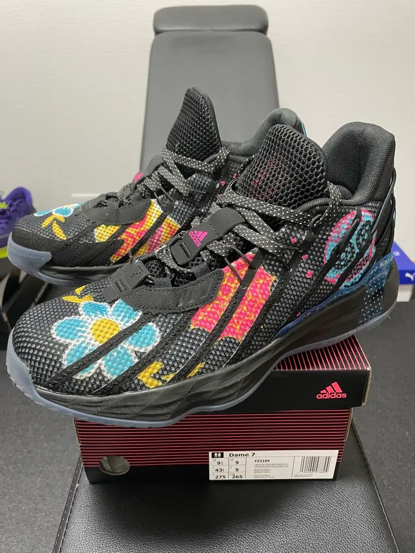 Noirさん専用 Adidas DAME 7 CNY26.5 US8.5デイム7 NEW Adidas Unisex Dame 7 Extply 'Halloween' Black Green