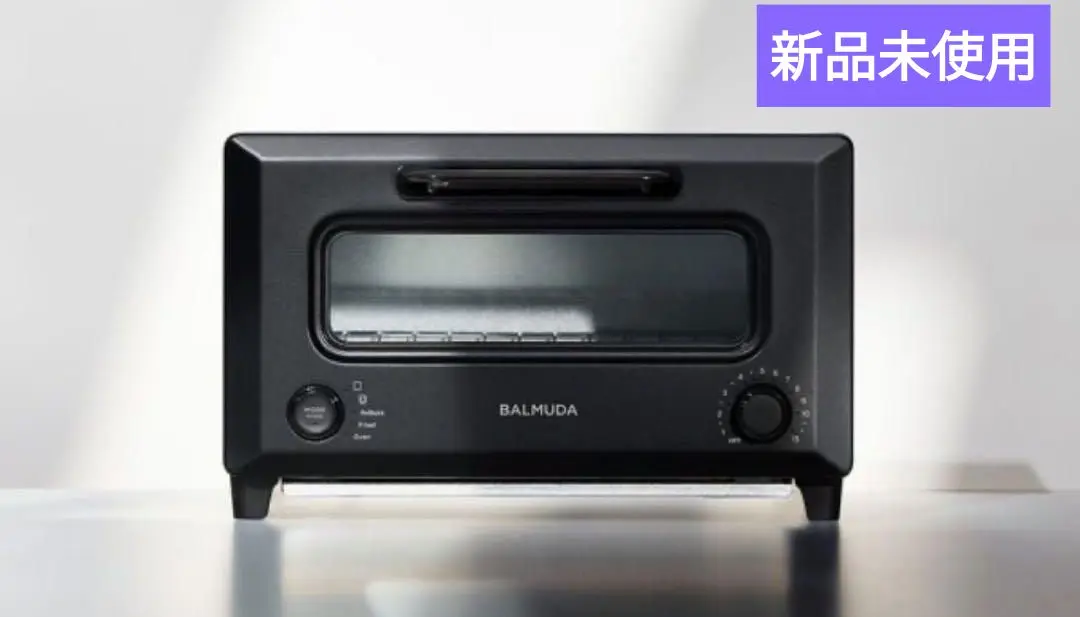 【新品未開封】バルミューダ ReBaker KTT01JP-BKリベイカー（黒） BALMUDA KTT01JP-BK リベイクトースター ReBaker ブラック