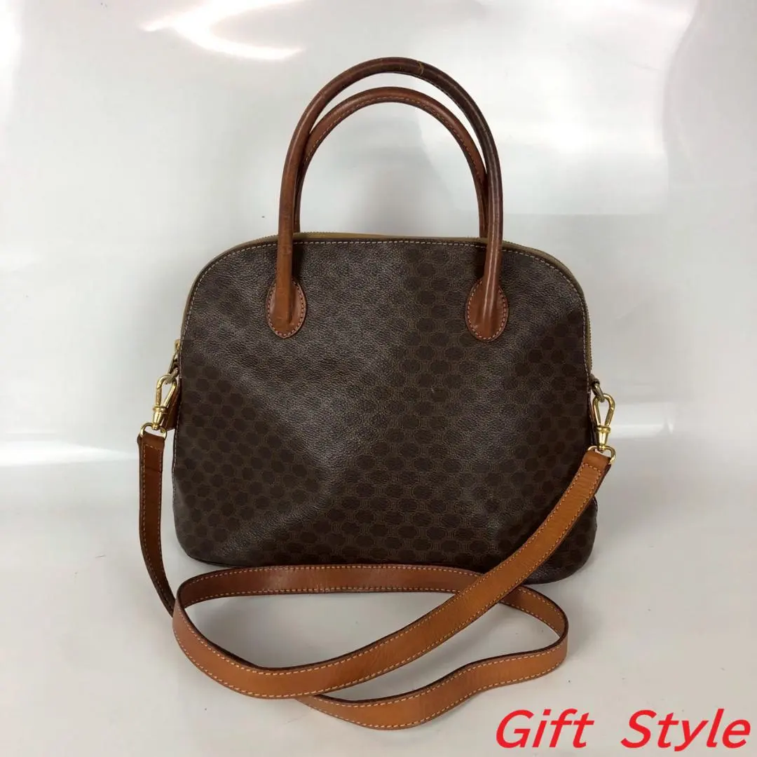 Thumbnail of CELINE Macadam Pattern 2-way Handbag Shoulder Bag