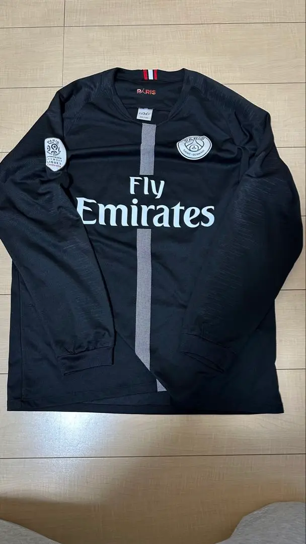 PARIS Fly Emirates ブラックシャツ XXL PARIS Fly Emirates ブラックシャツ XXL