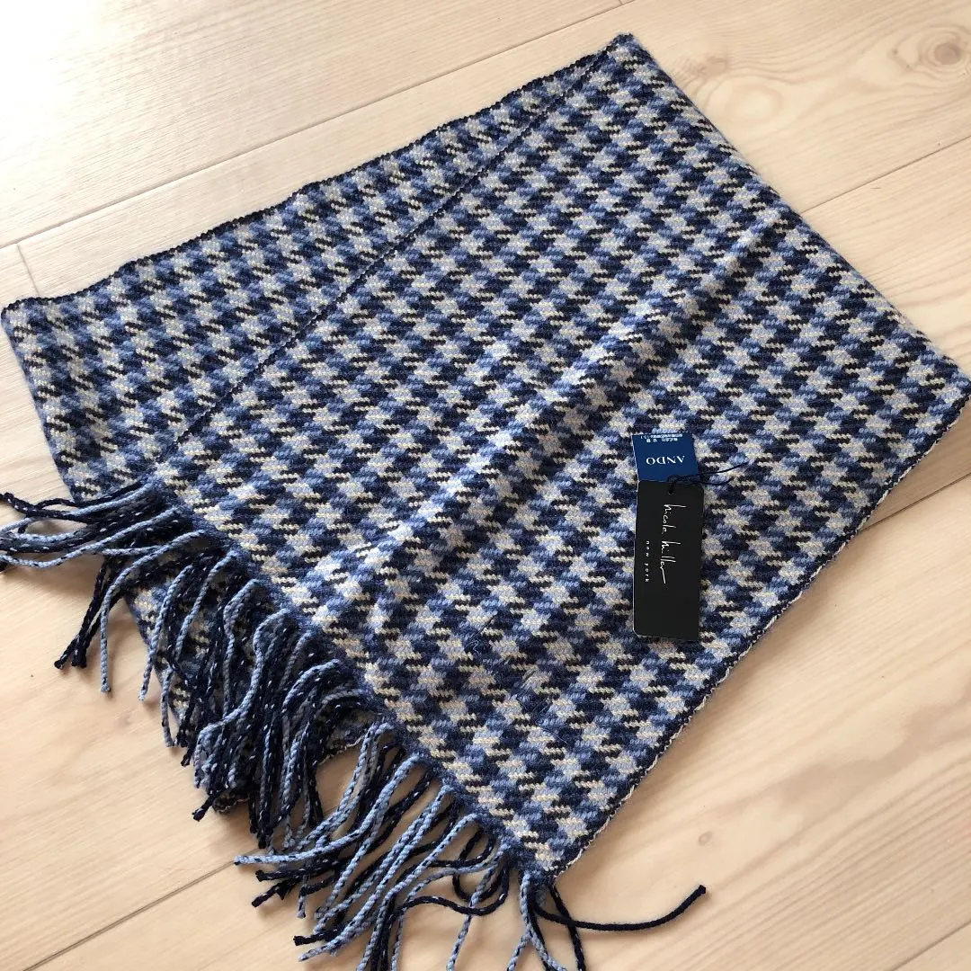 ★圍巾 披肩 羊絨100 全新未使用 的縮圖