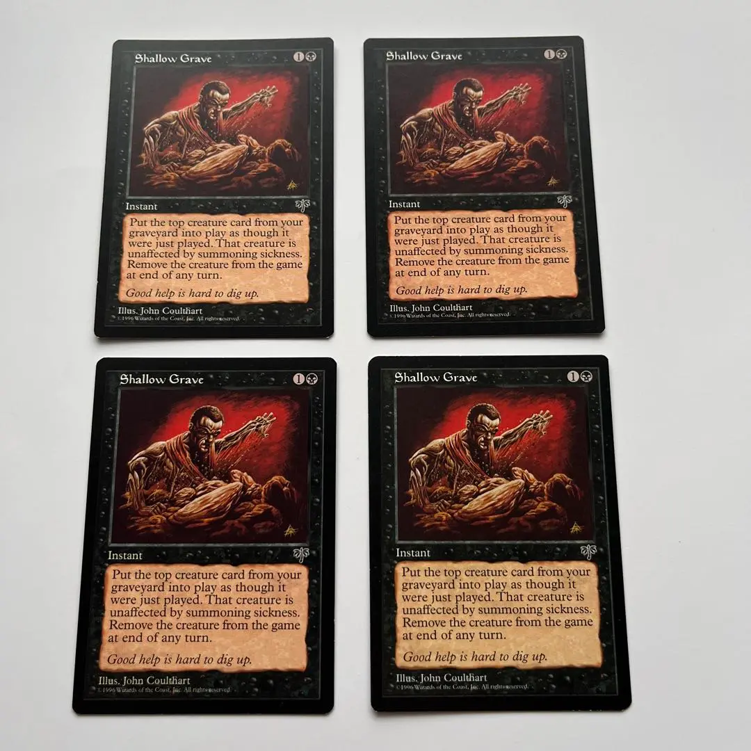 Shallow Grave (浅すぎる墓穴) 英語版　1 Amazon.co.jp: MTG 浅すぎる墓穴 Shallow Grave MIR 日本語1枚
