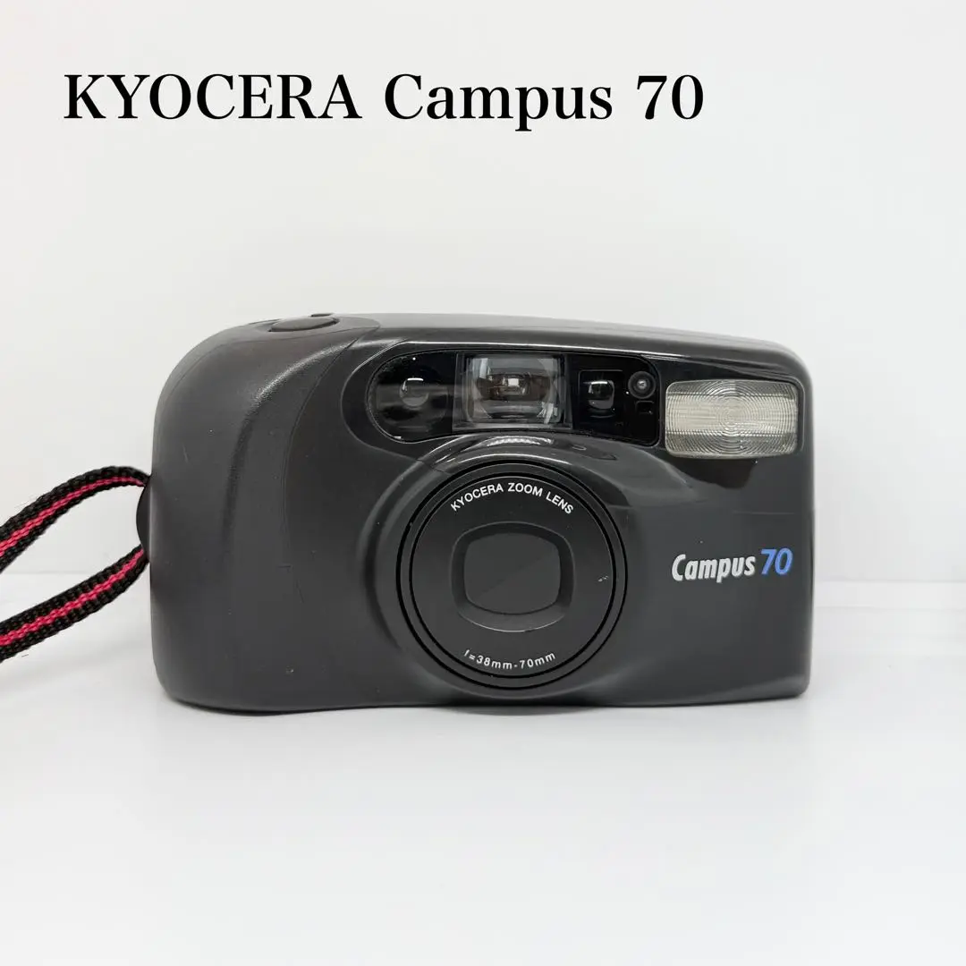 【動作確認済/完動品】Kyocera Campus70 KYOCERA Campus 70 コンパクトフィルムカメラ 完動品 キョウセラ