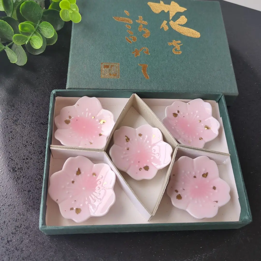 【未使用】　　箱入り　前畑陶器　庫山窯　色絵手まり　羽子板　箸置揃　箸置き　金彩 2025年最新】庫山窯 箸置きの人気アイテム - メルカリ