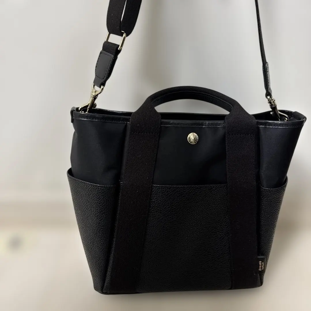 Thumbnail of Mikity Black Tote Bag Shoulder Bag 2way