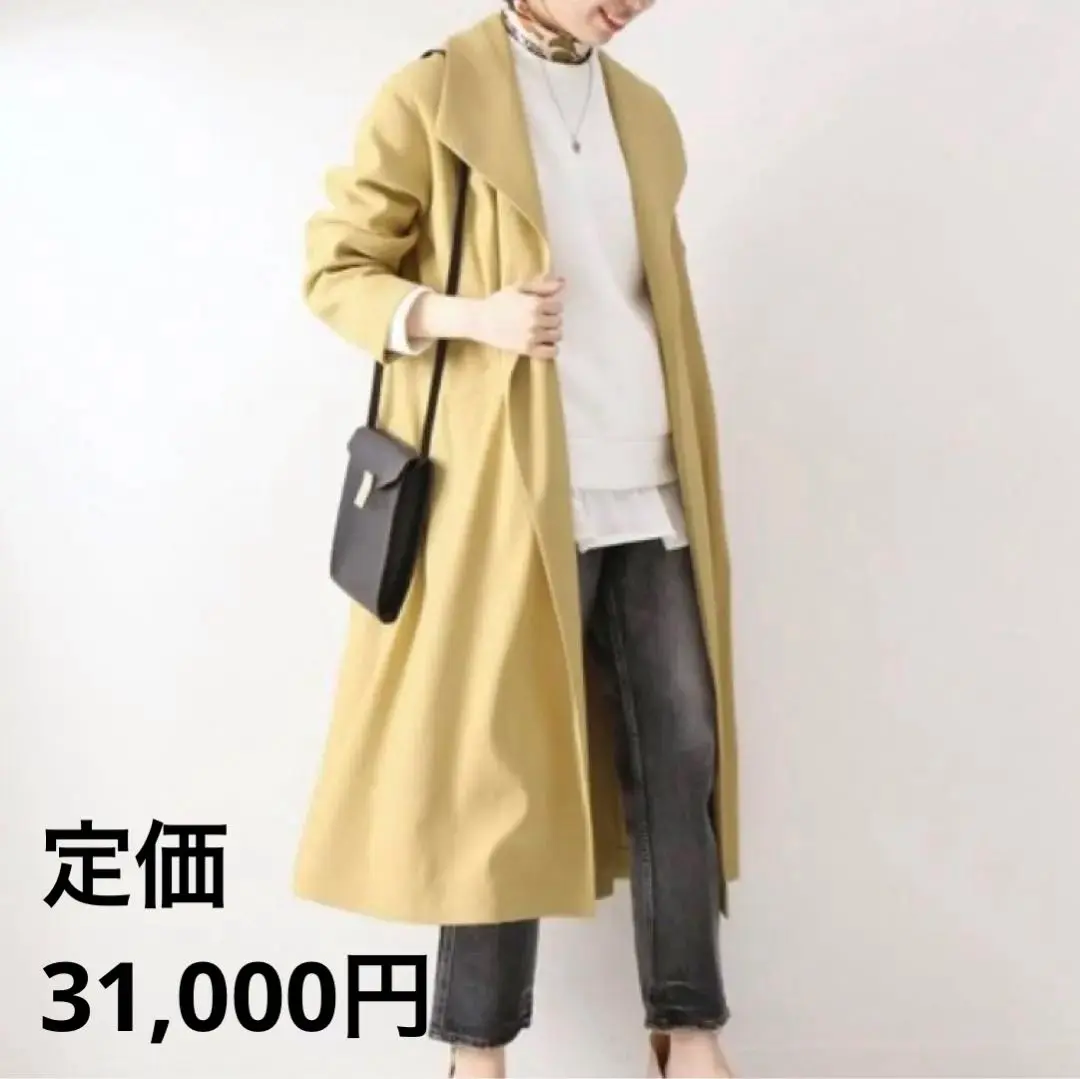 くみりわスピック&スパン ビックカラーガウンコート Spick & Span（スピックアンドスパン）の「ビッグカラーガウン