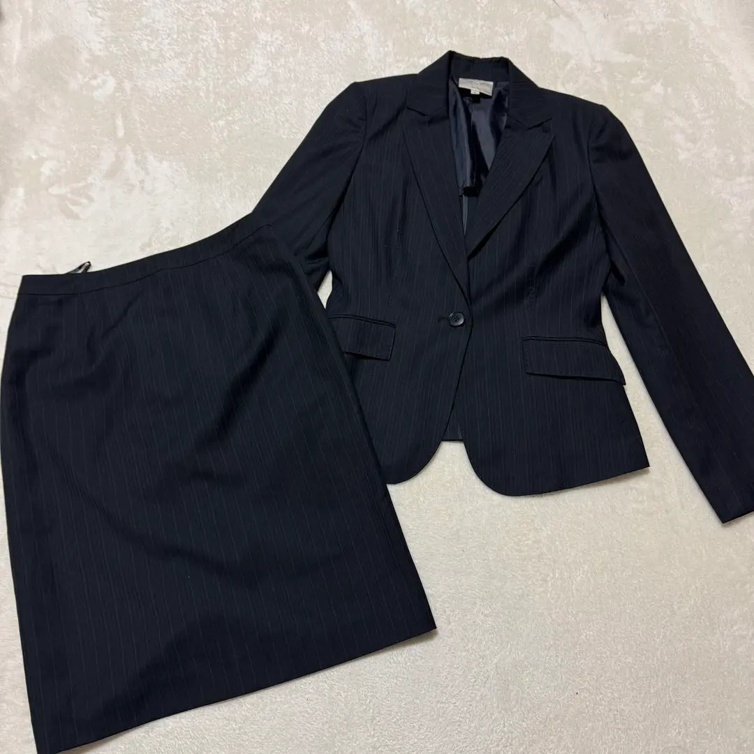 Thumbnail of Emma James Black Stripe Skirt Suit 9