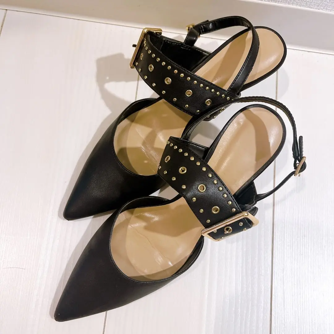 CHARLES & KEITH スタッズスリングバックヒール CHARLES & KEITH スタッズ スリングバックヒール