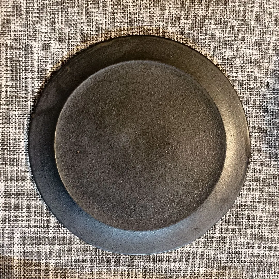 黒木泰等プレート2枚 作家お皿 作家器 ブラック食器 - メルカリ