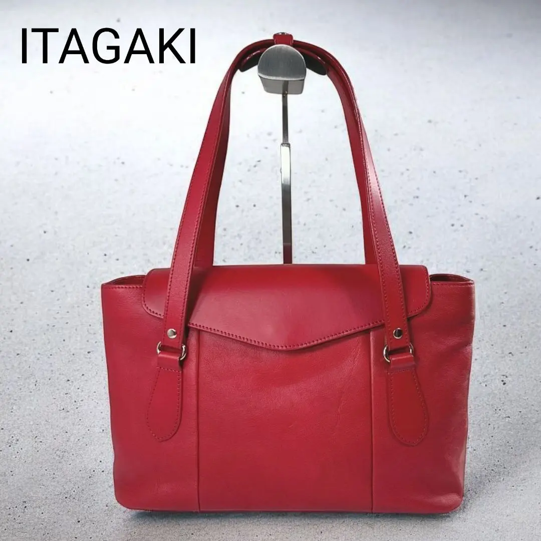 希少✨ イタガキ leather craft by emi レザートートバッグ Yahoo!オークション -「leather craft by emi」の落札相場・落札価格