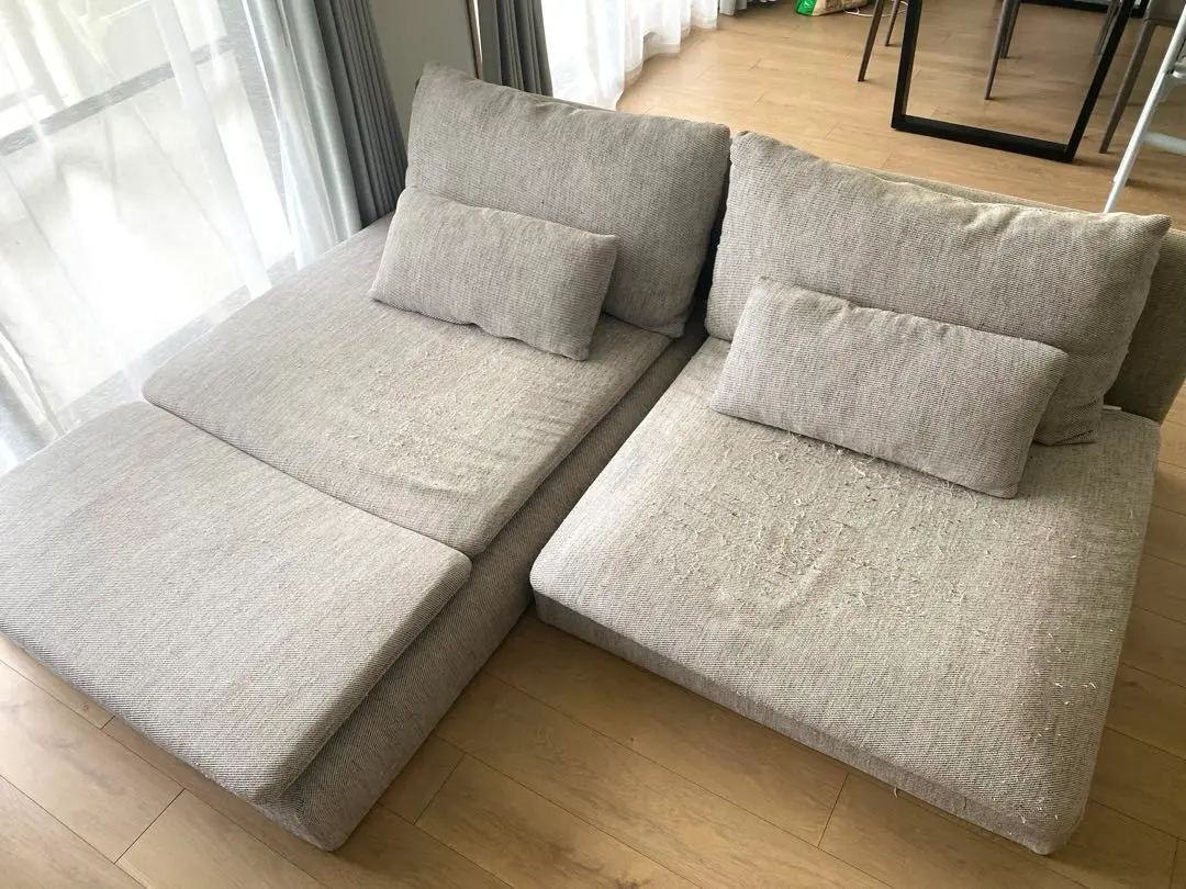 りの◆IKEA ソーデルハムン 寝椅子カバーのみ フィーンスタホワイト りの様専用◇IKEA ソーデルハムン 寝椅子カバーのみ フィーン