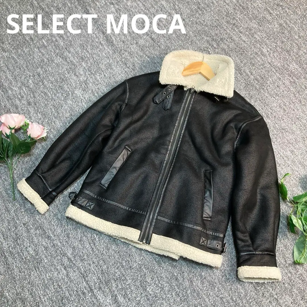 セレクトモカ　フェイクレザーオーバーミドルジャケット　　新品未使用 select MOCA（セレクトモカ）の「フェイクレザーオーバーミドル