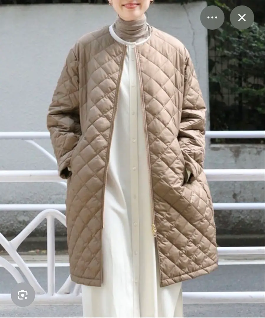 IENA 無領絎縫外套 的縮圖