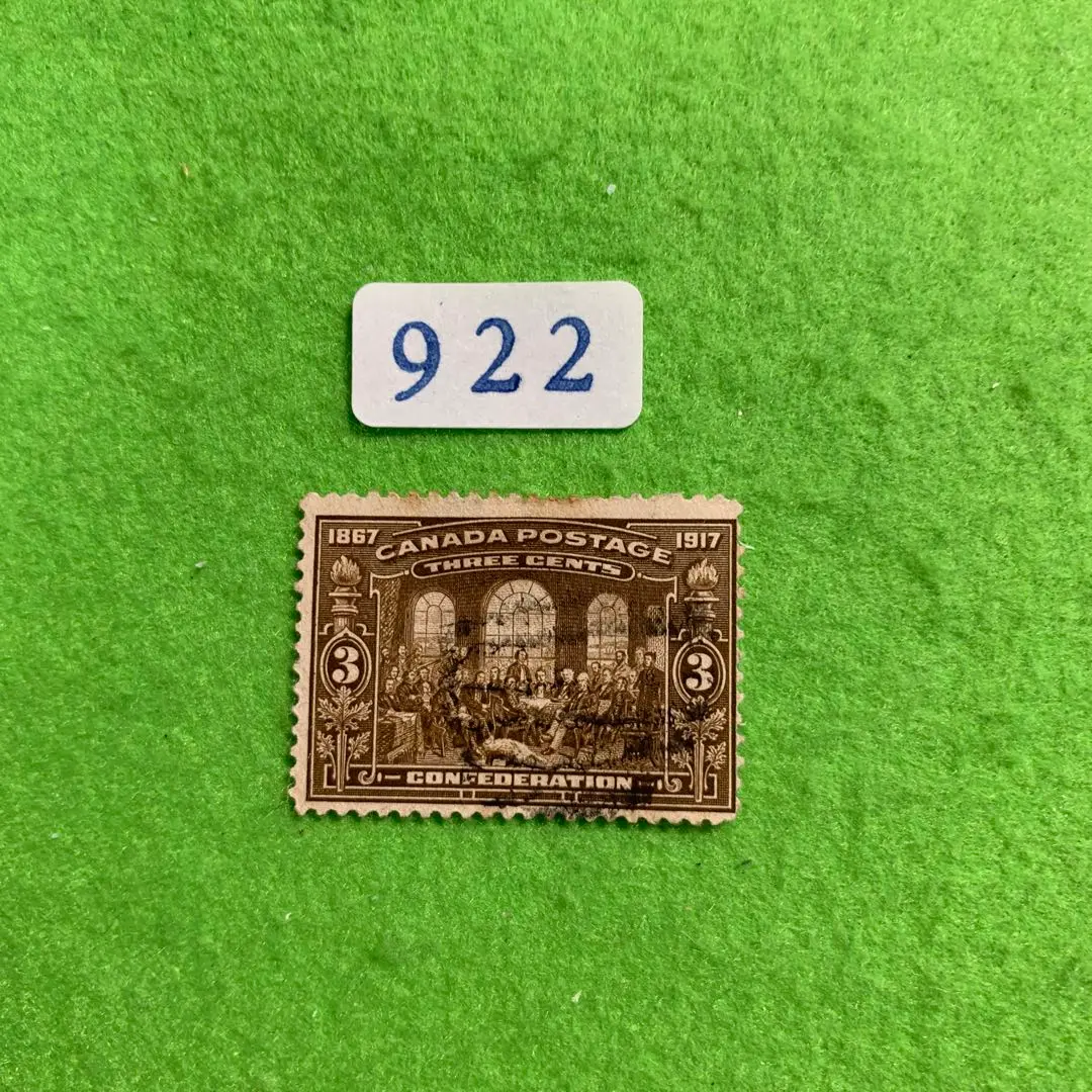 922 加拿大舊郵票 的縮圖