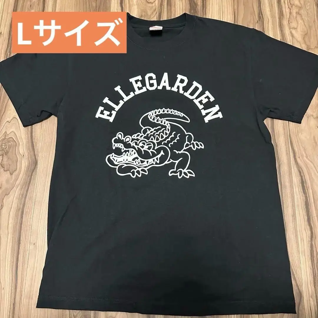 ELLEGARDEN エルレガーデン ワニTシャツ Lサイズ ELLEGARDEN （エルレガーデン）ワニ Tシャツ M【F0055-007】145