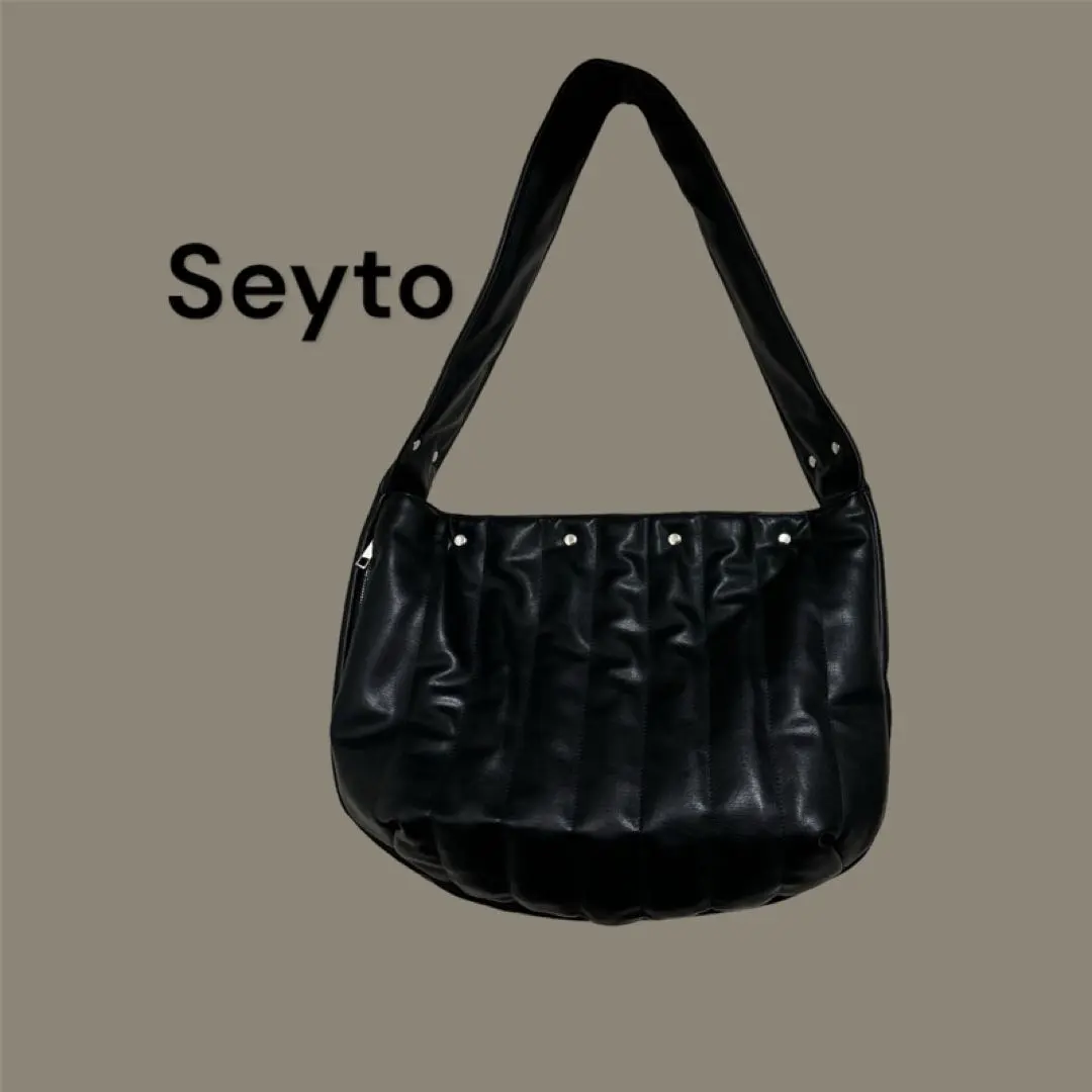 seyto 黒 ショルダーバッグ 2025年最新】seyto ショルダーバッグの人気アイテム - メルカリ