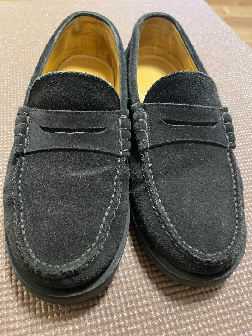 Thumbnail of Paraboot Black Suede Loafers