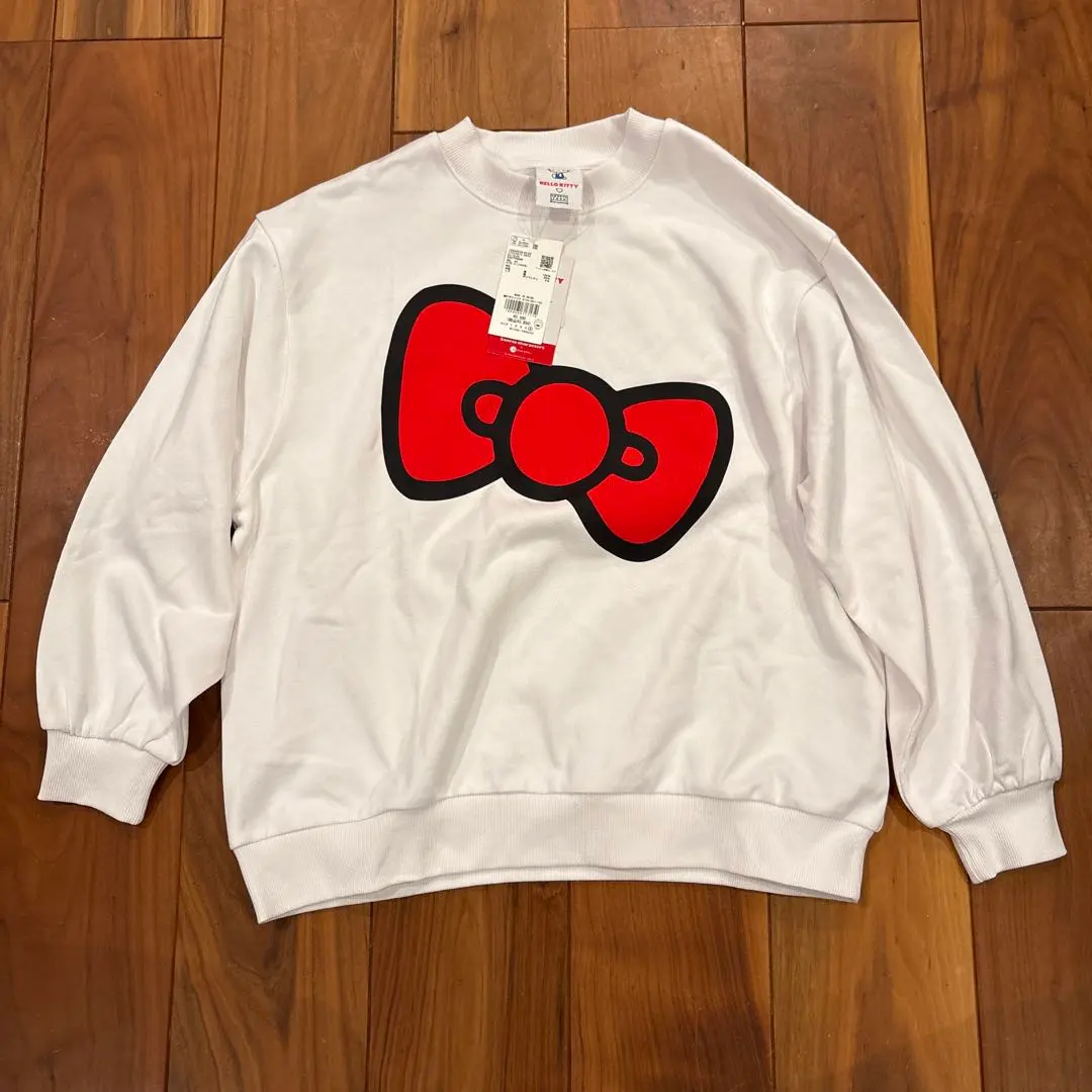 Hello Kitty 運動衫 140〜150cm Lowrys Farm 白色 的縮圖