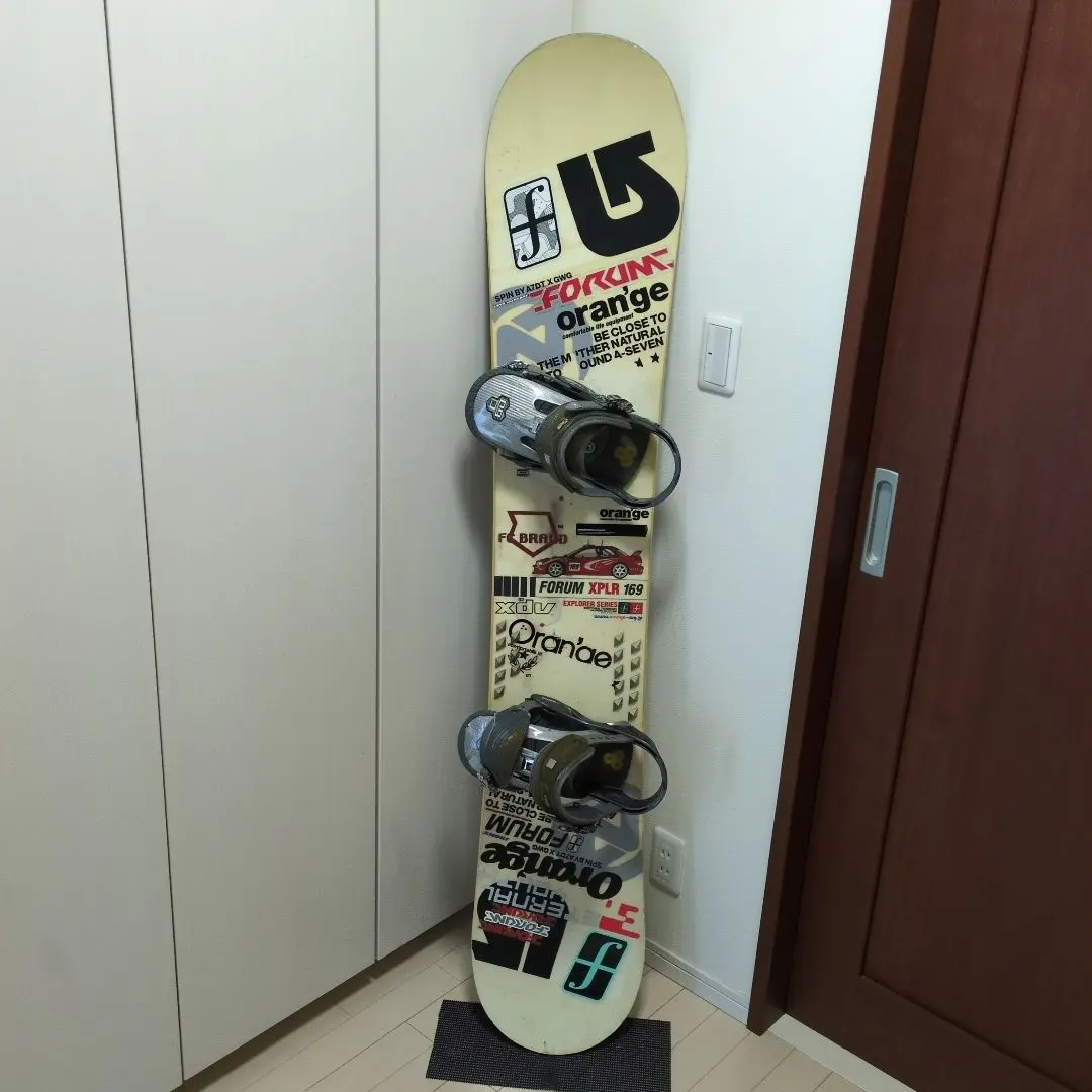 FORUM BURTON スノーボード本体 ビンディングセット 152cm
